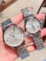 Hot Sale Replica Longines  Lovers Watch White Dial Stainless Steel Case Stainless Steel Strap Watch